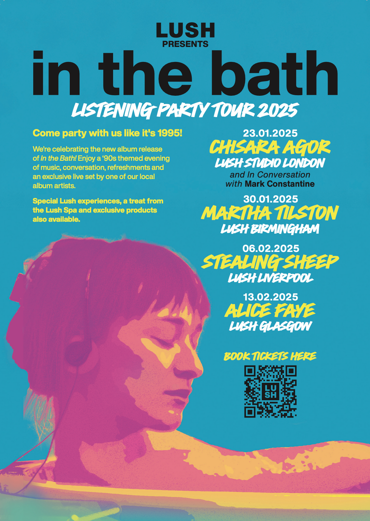 LUSH Listening part tour launch in London